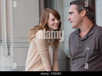 IRRATIONAL MAN 2015 Sony Pictures Classics film directed by Woody Allen with Emma Stone and Joaquin Phoenix Stock Photo