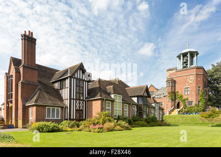 The Bournville Carillon and school, Bournville Village, Bournville, Birmingham, England, UK