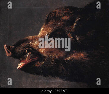 Frans Snyders or Frans Snijders - A Boar's Head Stock Photo