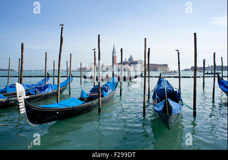 View of gondole in Venice Stock Photo