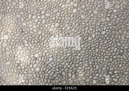 Background image of old cobblestone road, viewed from above. Stock Photo
