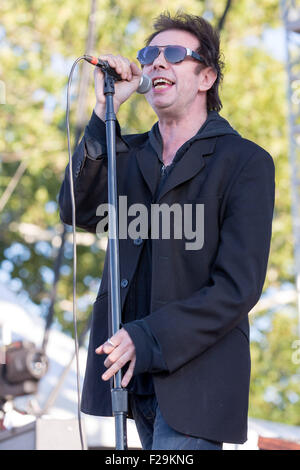 Chicago, Illinois, USA. 12th Sep, 2015. Singer IAN MCCULLOCH of Echo & the Bunnymen performs live during Riot Fest at Douglas Park in Chicago, Illinois © Daniel DeSlover/ZUMA Wire/Alamy Live News Stock Photo