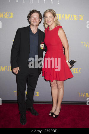 World Premiere of Trainwreck  Featuring: Chris Evert, Son Where: New York, New York, United States When: 14 Jul 2015 Stock Photo
