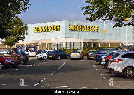 Morrison's Supermarket. Gyle Shopping Centre, Edinburgh, Midlothian, Scotland, United Kingdom, Europe. Stock Photo