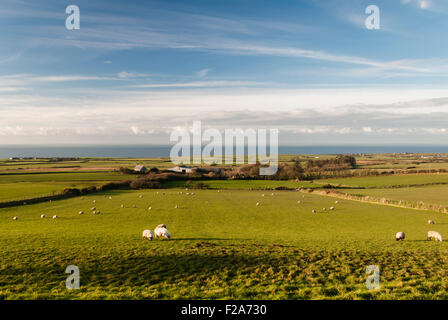 Penllech, on the Lleyn peninsula, Gwynedd, Wales, UK. The remote and now redundant St Mary's Church Stock Photo