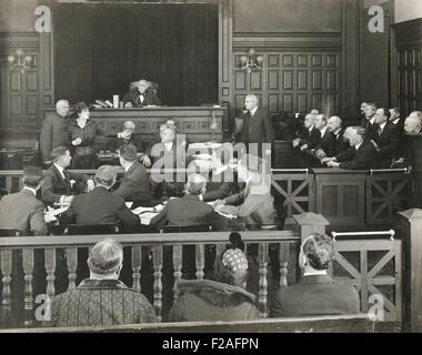 Order in the court (OLVI008 OU346 F) Stock Photo