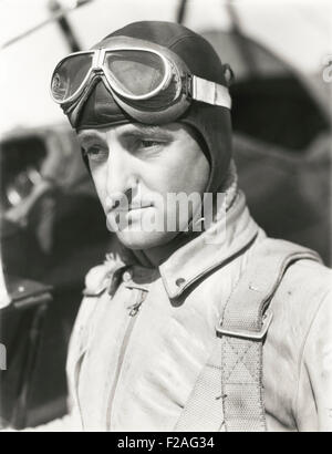 Portrait of aviator (OLVI008 OU264 F) Stock Photo