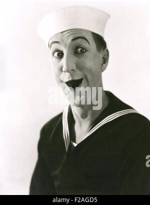 The happy sailor (OLVI008 OU172 F) Stock Photo