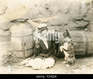 Dog training  (OLVI007 OU829 F) Stock Photo
