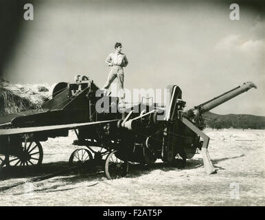 Surveying the land (OLVI007 OU536 F) Stock Photo