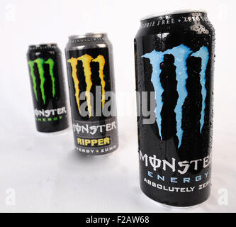 energy drink Monster-bebida energizante Monster Stock Photo