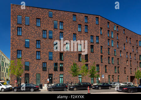 New apartments at Krøyers Plads (Kroyers Square), Christianshavn, Copenhagen Stock Photo