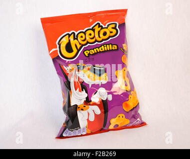 Cheetos - cheese-flavored, puffed cornmeal snacks made by Frito-Lay ...