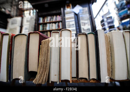 Bookstore in Madrid- librería en Madrid Stock Photo