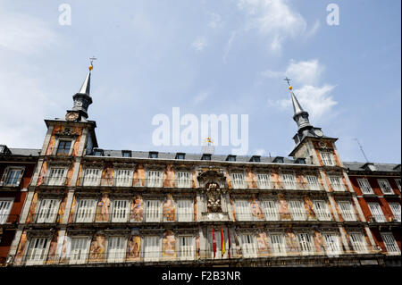 The House Bakery in Mayor Square- La Casa de la Panadería en la Plaza Mayor Stock Photo