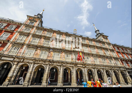 The House Bakery in Mayor Square- La Casa de la Panadería en la Plaza Mayor Stock Photo