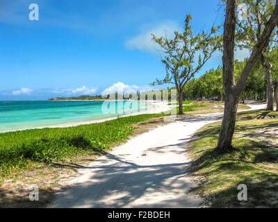 Belle Mare Mauritius Stock Photo