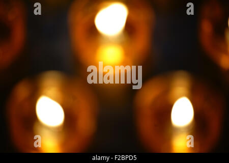 Prayer candles Stock Photo