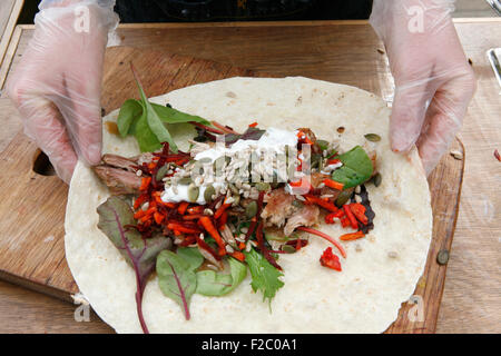 The British Street Food Finals ,Leeds, UK. Stock Photo