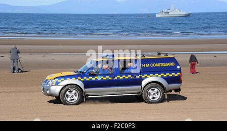 HM Coastguard patrol car Stock Photo - Alamy