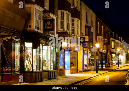 The High Street, Rye, Sussex, UK Stock Photo