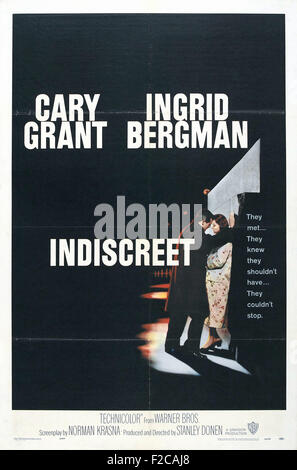 Indiscreet (1958) 01 - Movie Poster Stock Photo - Alamy