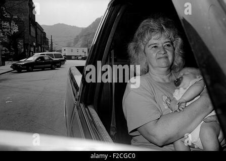 From a series of images of the Appalachian coal camps in West Virginia, Virginia, Tennessee and Kentucky. Stock Photo