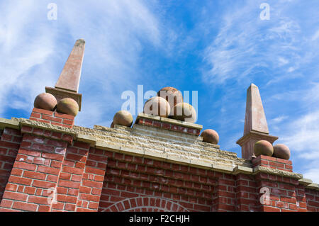 Entrance to the Millennium Walled Garden at East Ruston Old Vicarage Gardens Stock Photo