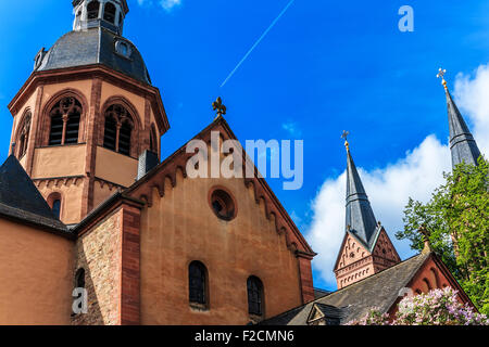 Basilica in Seligenstadt, Germany Stock Photo