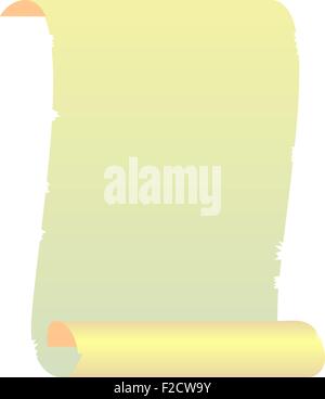 Realistic illustration roll for manuscript Stock Vector