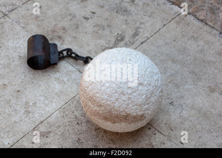 Photo of a prisoner ball and chain Stock Photo
