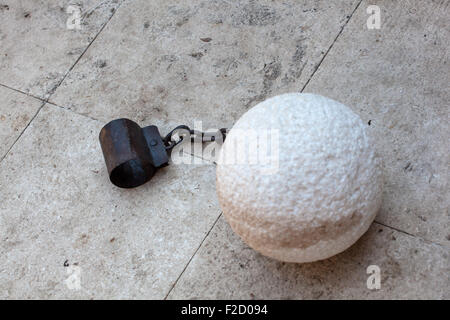 Photo of a prisoner ball and chain Stock Photo