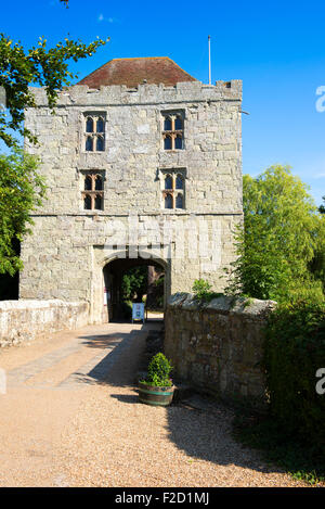 The entrance gatehouse to Michelham Priory, East Sussex, UK Stock Photo