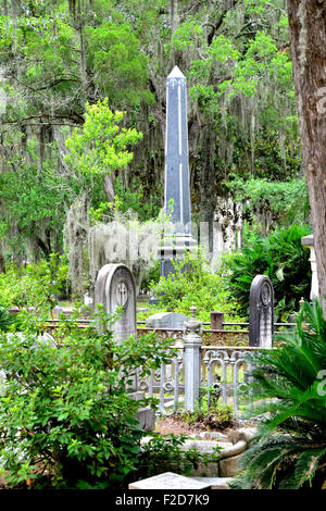 Scenes from Bonaventure Cemetery in Savannah Georgia Stock Photo