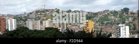 Jungle of city slum in Caracas, Venezuela Stock Photo