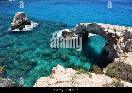 Rock arch. Ayia Napa, Cyprus Stock Photo