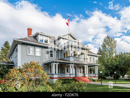 Historic Quilchena Hotel, Quilchena, Nicola Valley near Merritt, British Columbia, Canada Stock Photo