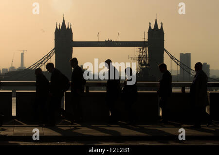 As today will be the hottest day, morning commuters on their way to their work in London, England