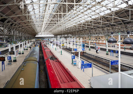 Manchester Piccadilly railway station   Manchester Piccadilly is the principal railway station in Manchester, England. Opened as Stock Photo