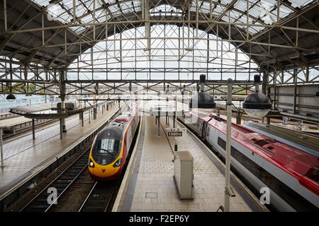 Manchester Piccadilly railway station   Manchester Piccadilly is the principal railway station in Manchester, England. Opened as Stock Photo