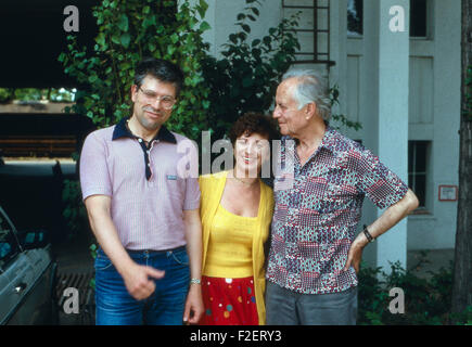 Bayerische Schauspielerin Margot Mahler, Deutschland 1980er Jahre. Bavarian actress Margot Mahler, Germany 1980s. 24x36Dia169 Stock Photo