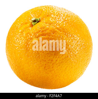 orange isolated on the white background. Stock Photo