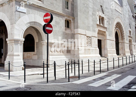 View of the Synagogue in Trieste, Italy Stock Photo