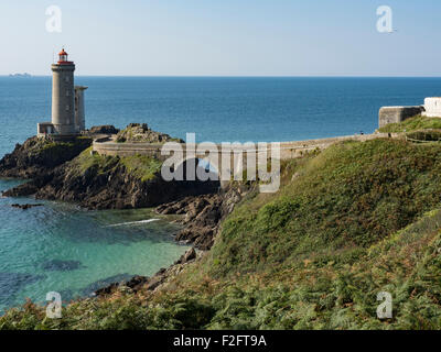 Petit Minou lighthouse, Brittany, France. Stock Photo