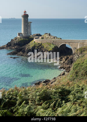 Petit Minou lighthouse, Brittany, France. Stock Photo