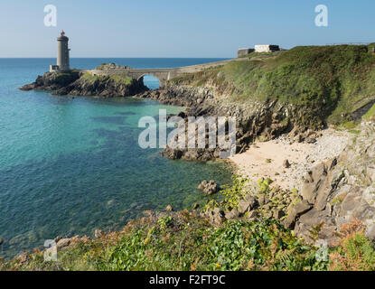 Petit Minou lighthouse, Brittany, France. Stock Photo