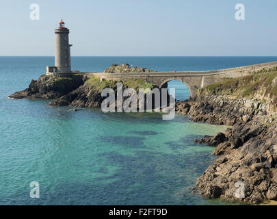 Petit Minou lighthouse, Brittany, France Stock Photo