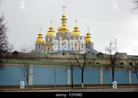 View of St. Michael's cathedral in Kiev, Ukraine Stock Photo