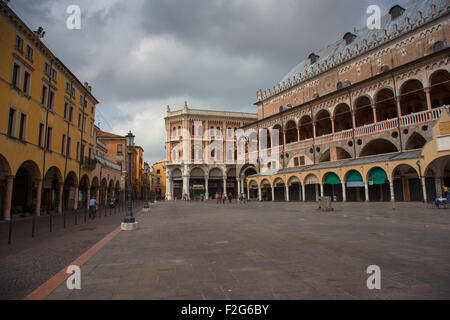 PADOVA, ITALY - AUGUST, 28: View of the Palazzo della Ragione on August 28, 2014 Stock Photo