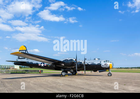 Boeing B-29 Superfortress at the Imperial War Museum, Duxford, Cambridgeshire, England, UK Stock Photo